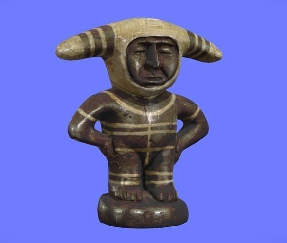 Small Chilene Statue - 3D SCAN 3D print model