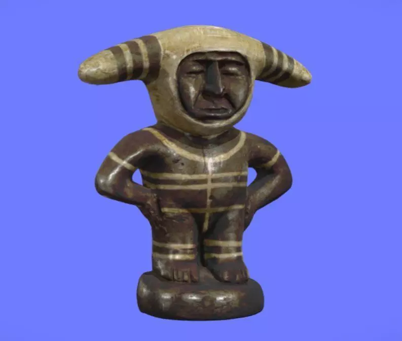 Small Chilene Statue - 3D SCAN 3D print model_0