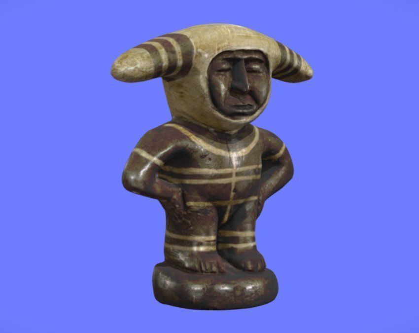 Small Chilene Statue - 3D SCAN 3D print model_5