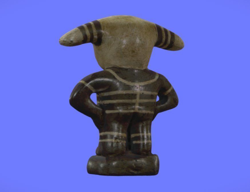 Small Chilene Statue - 3D SCAN 3D print model_3