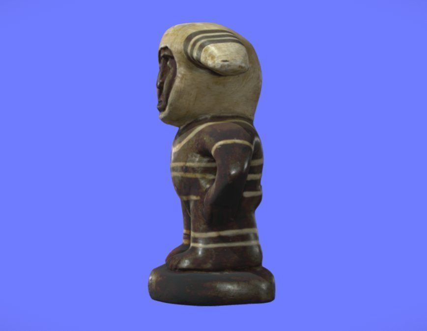 Small Chilene Statue - 3D SCAN 3D print model_2
