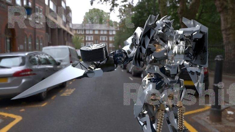 Transformer sideswipe - TF Series 3D model_2