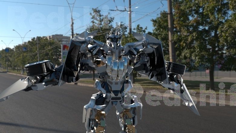 Transformer sideswipe - TF Series 3D model_1