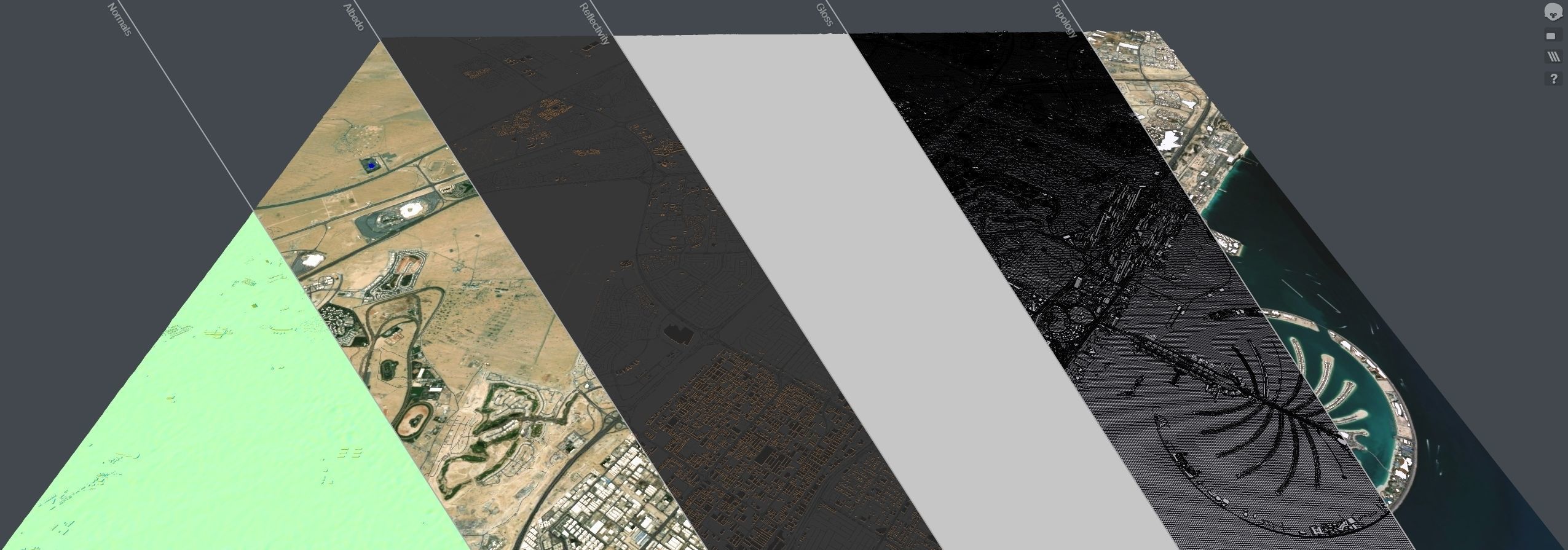 Cityscape Dubai United Arab Emirates 3D model_14