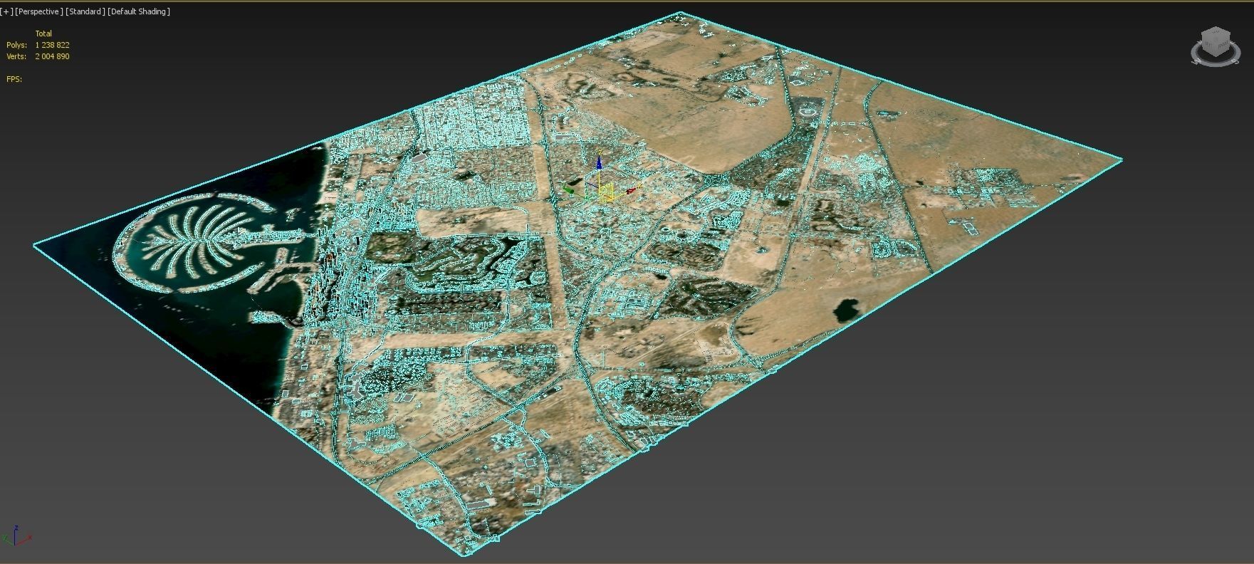 Cityscape Dubai United Arab Emirates 3D model_15