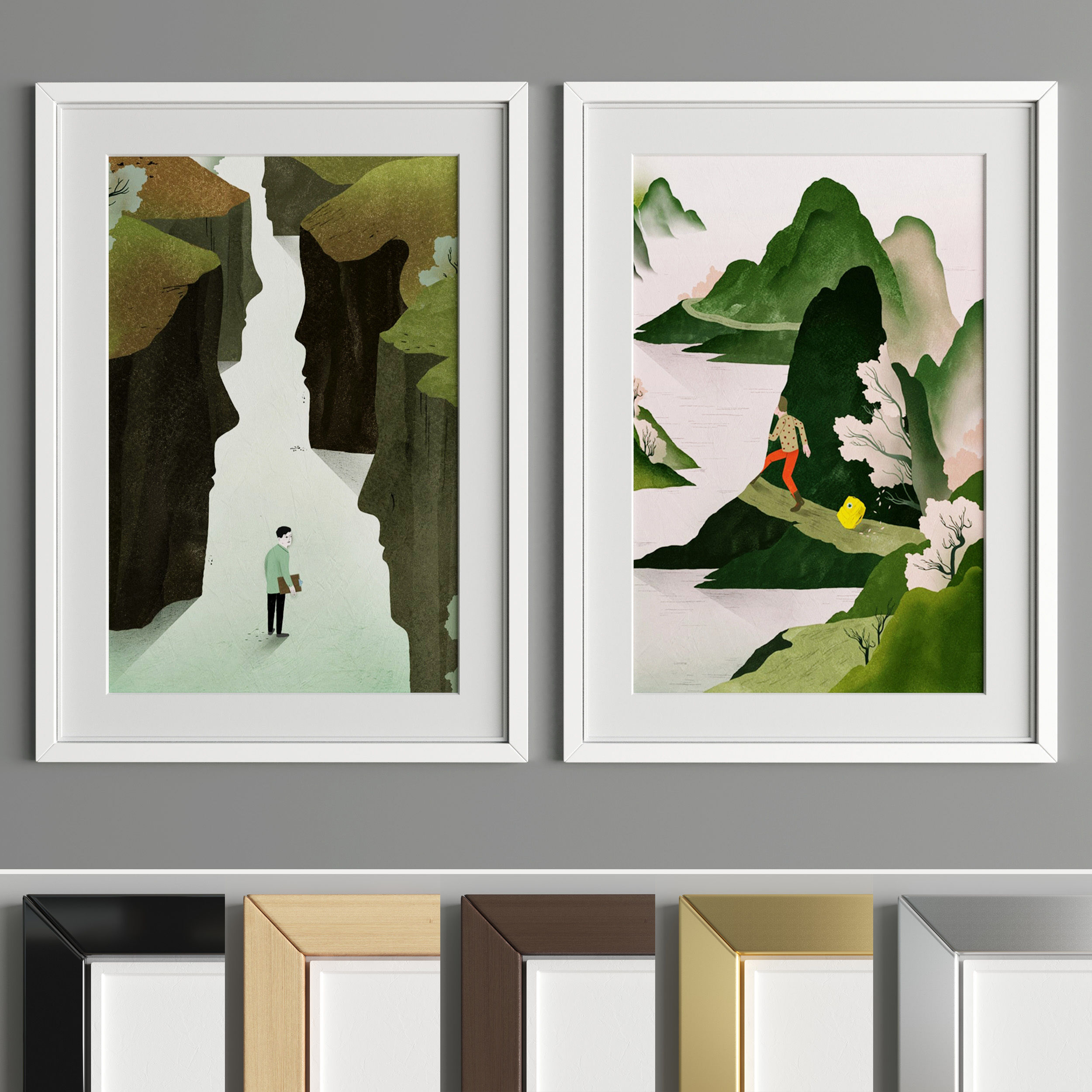 Art Frame A53 Low-poly 3D model_2