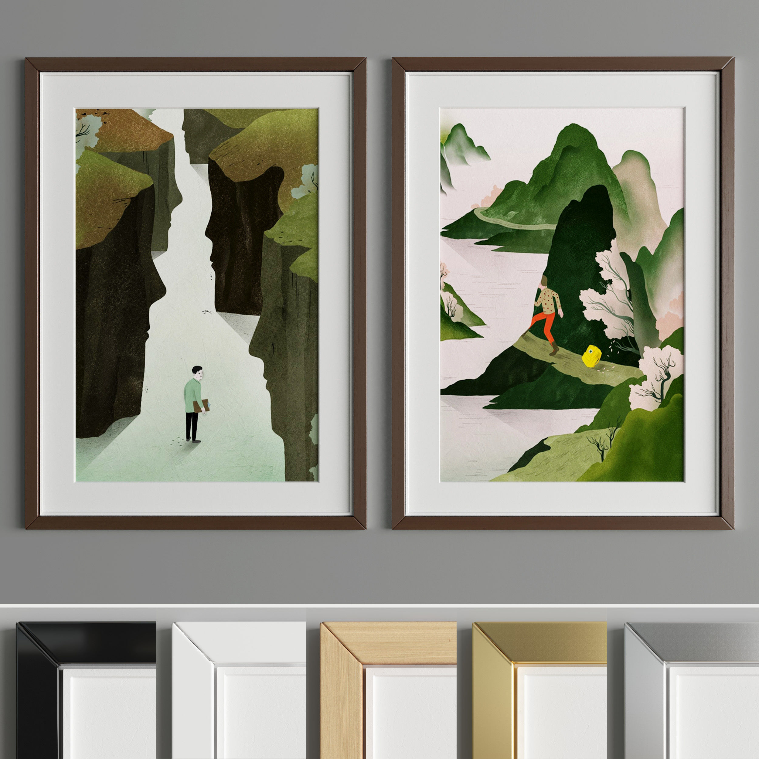 Art Frame A53 Low-poly 3D model_1