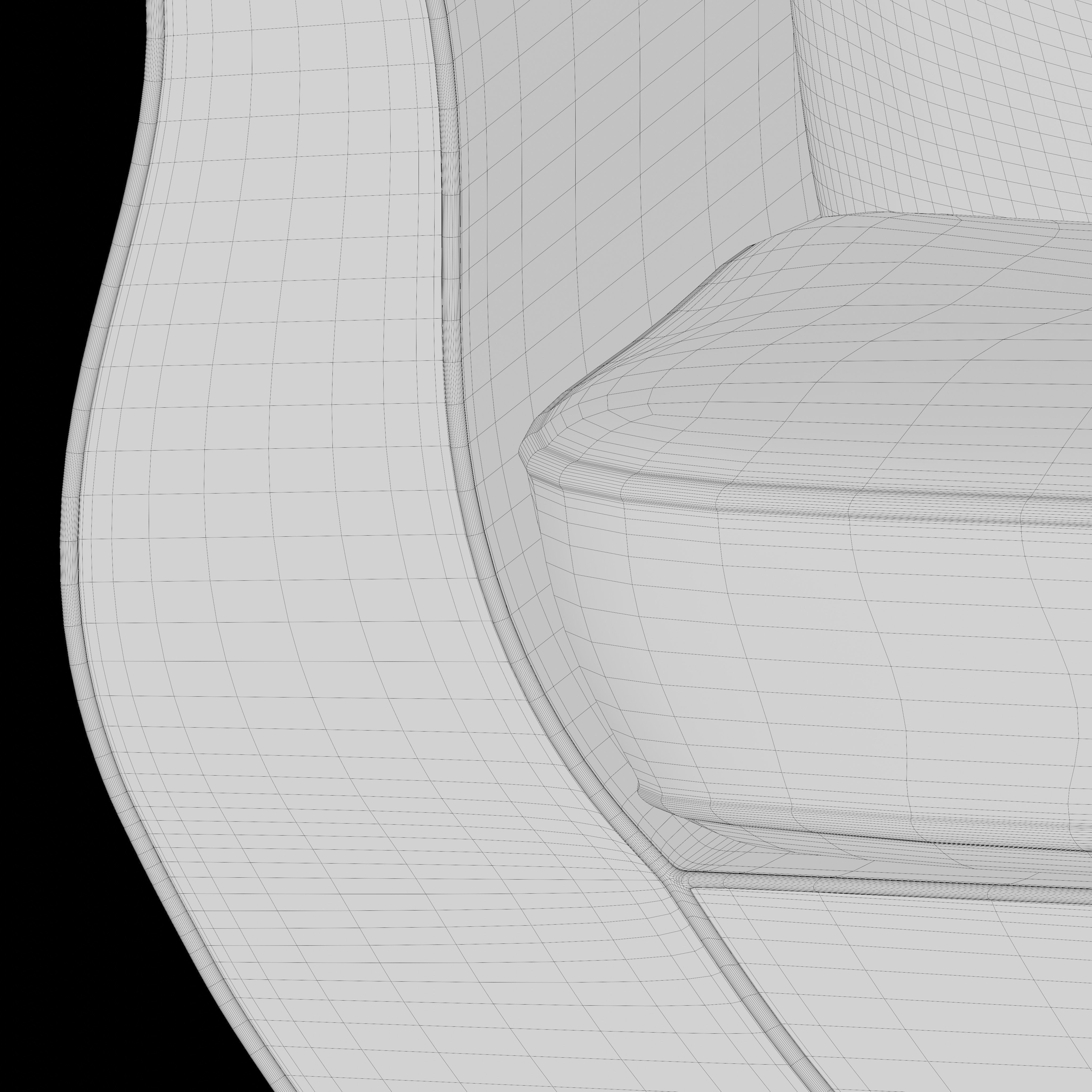 Camelback sofa 3D model_10