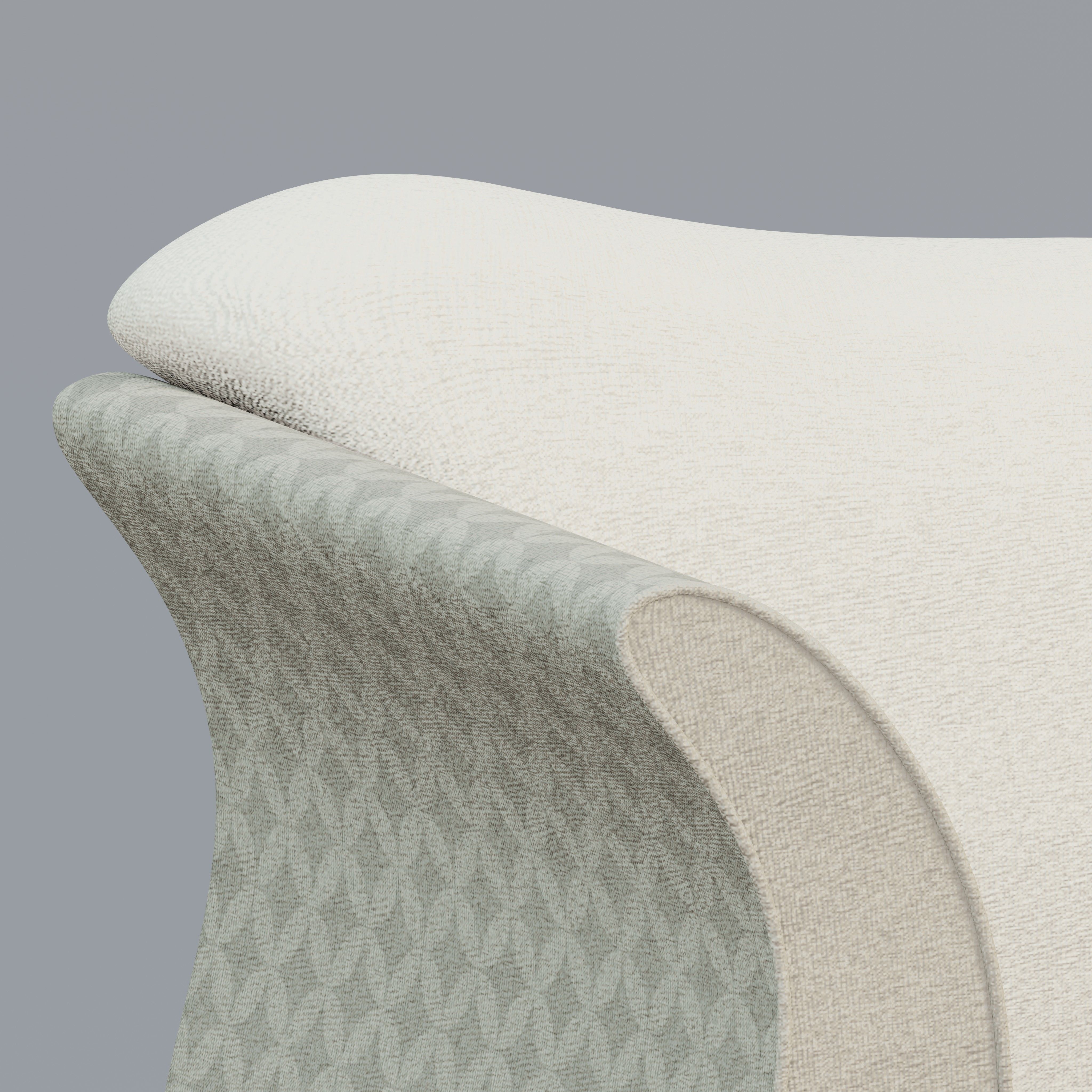 Camelback sofa 3D model_3