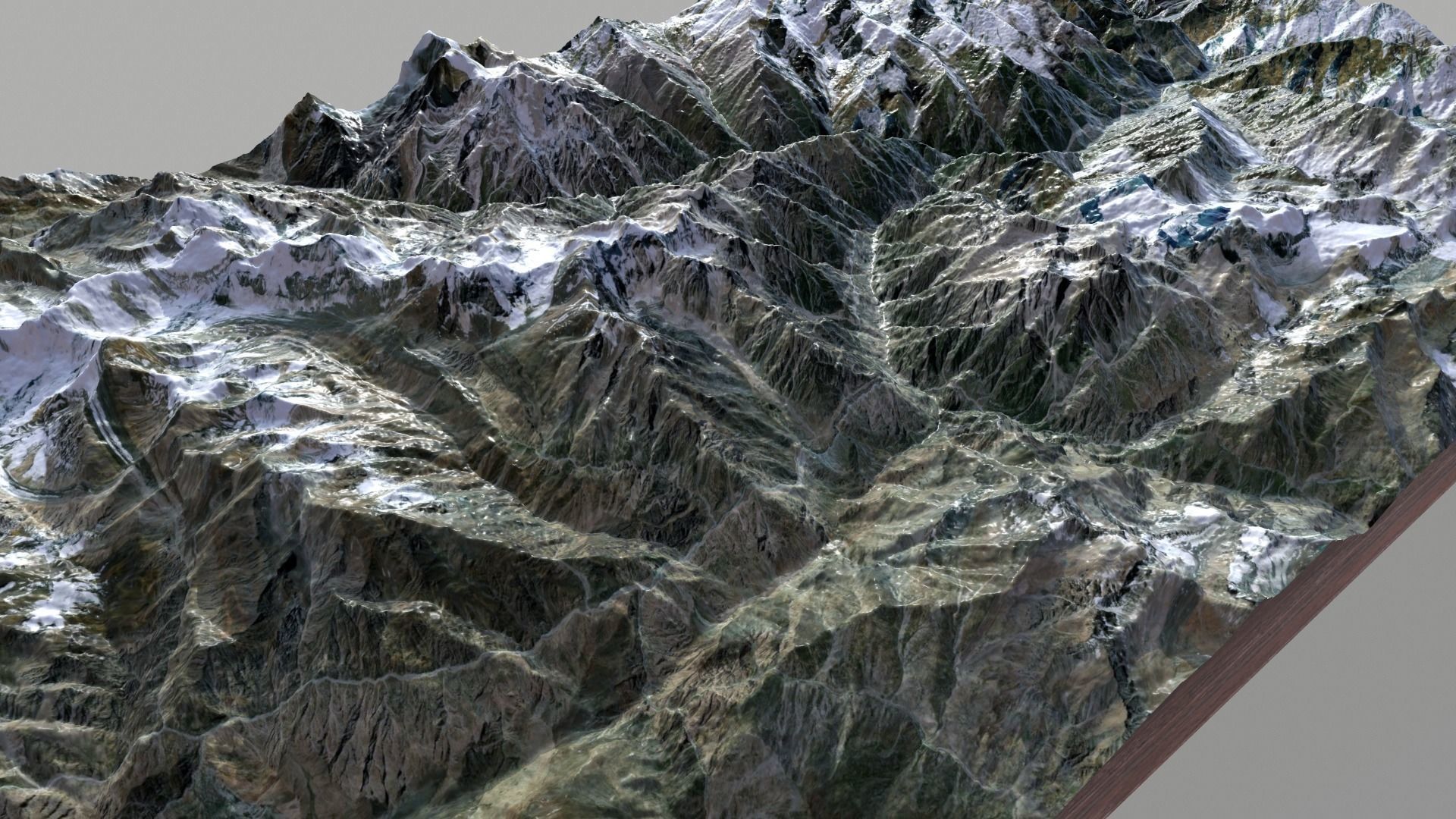 Mountain landscape 3D model_6