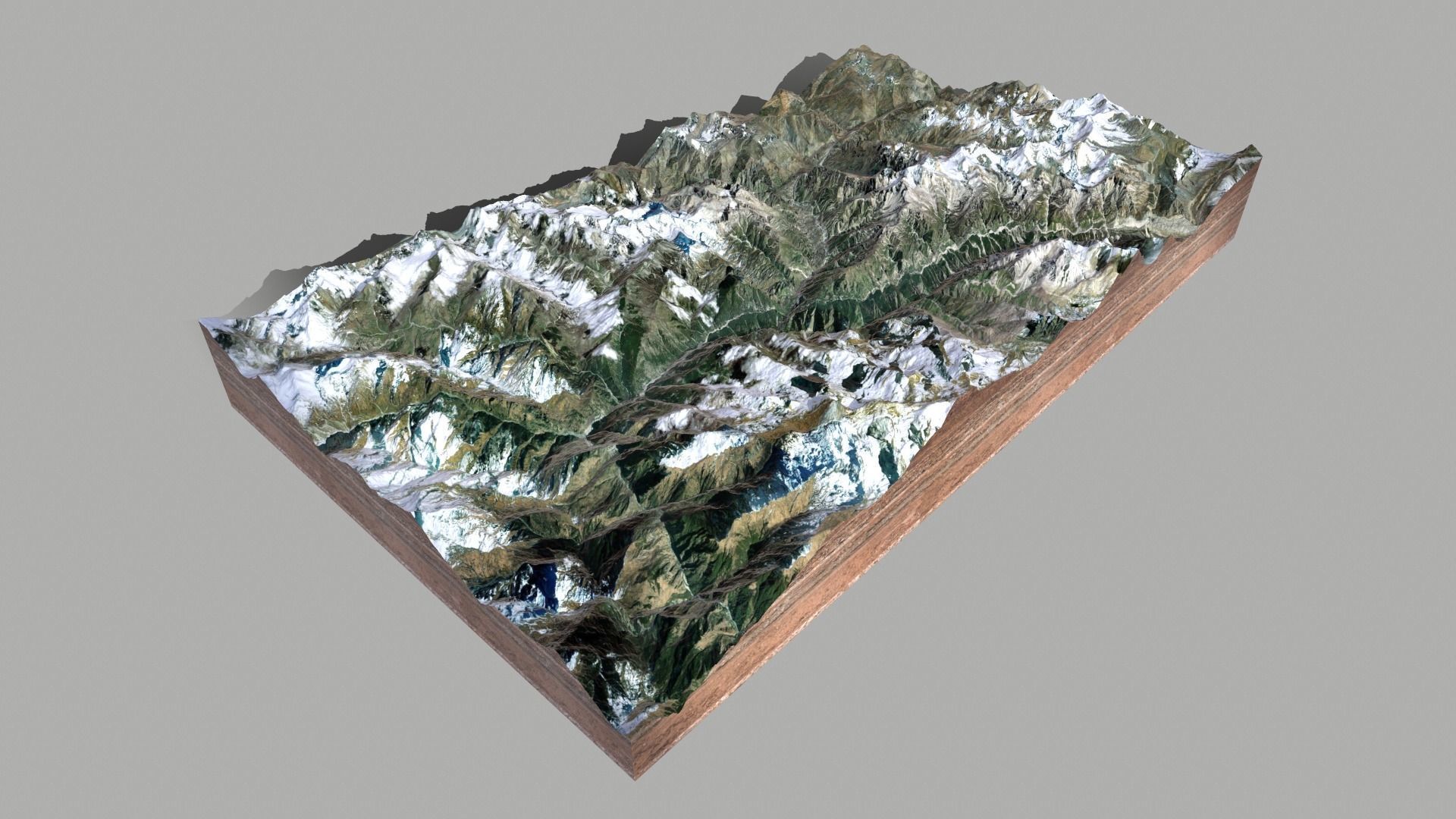 Mountain landscape 3D model_5