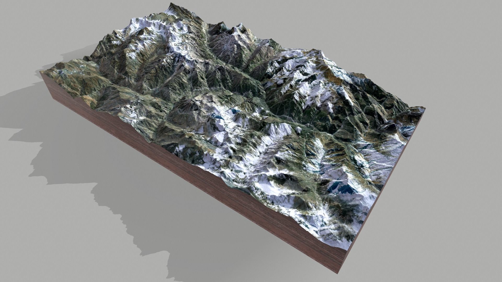 Mountain landscape 3D model_3