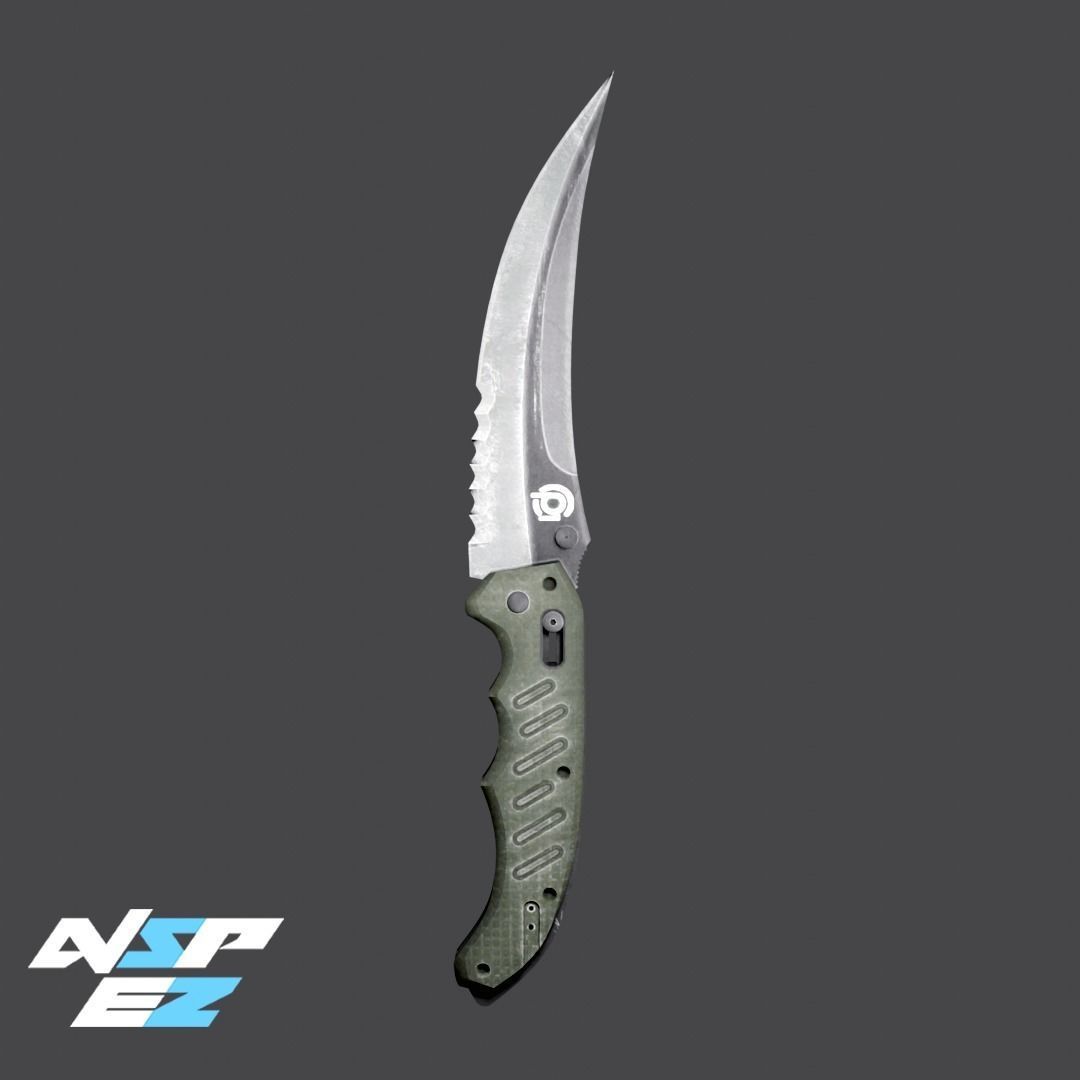 3D model Flip Knife CS GO Knife VR / AR / low-poly | CGTrader