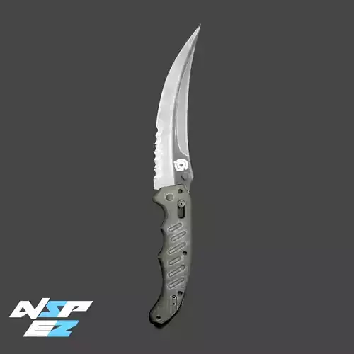 Flip Knife CS GO Knife Low-poly 3D model