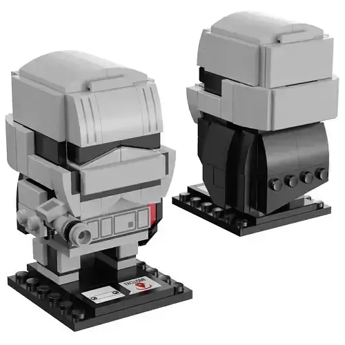 Lego Brickheadz - 41486 Captain Phasma 3D model