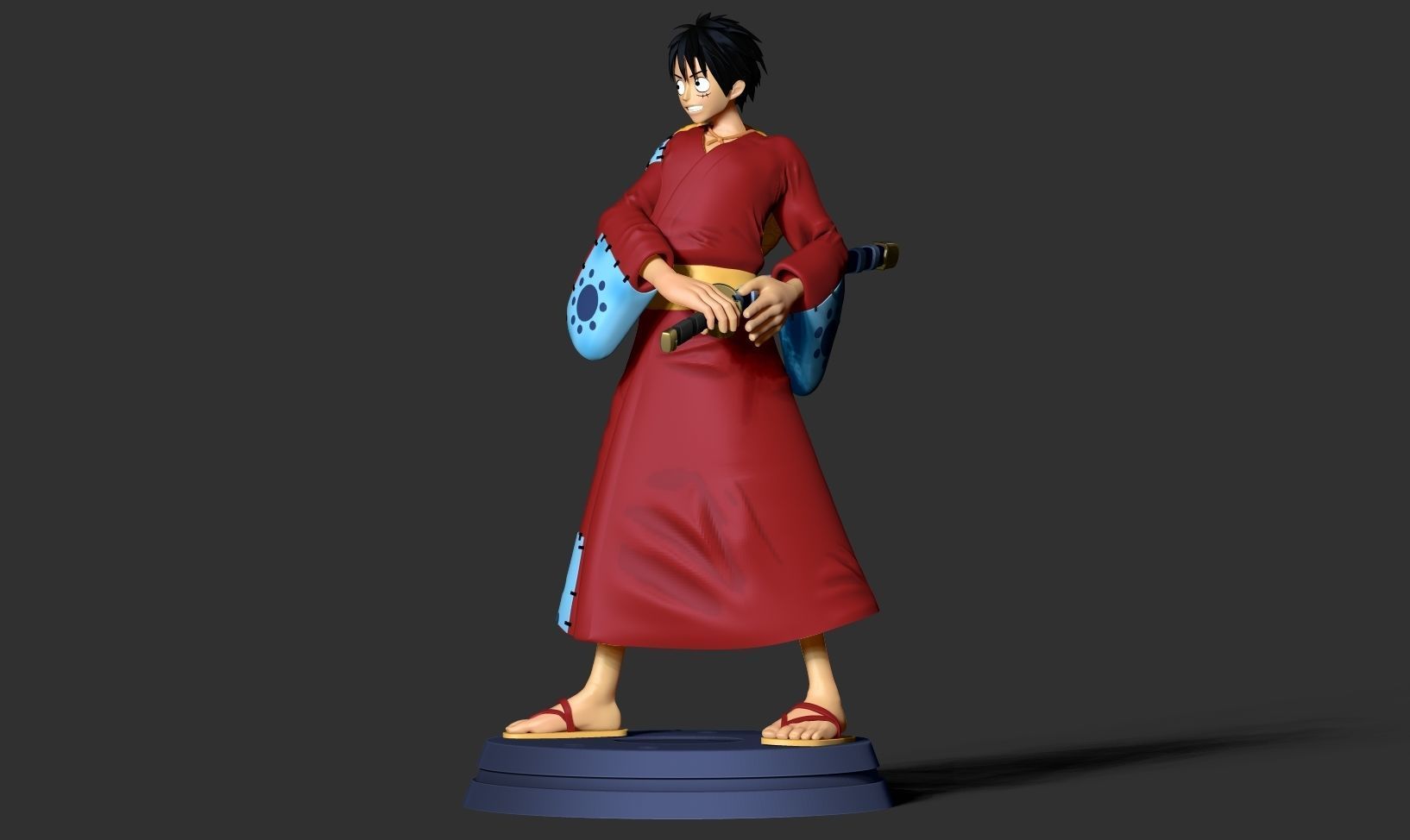 Luffy - Pirate Warrior 3D print model_11