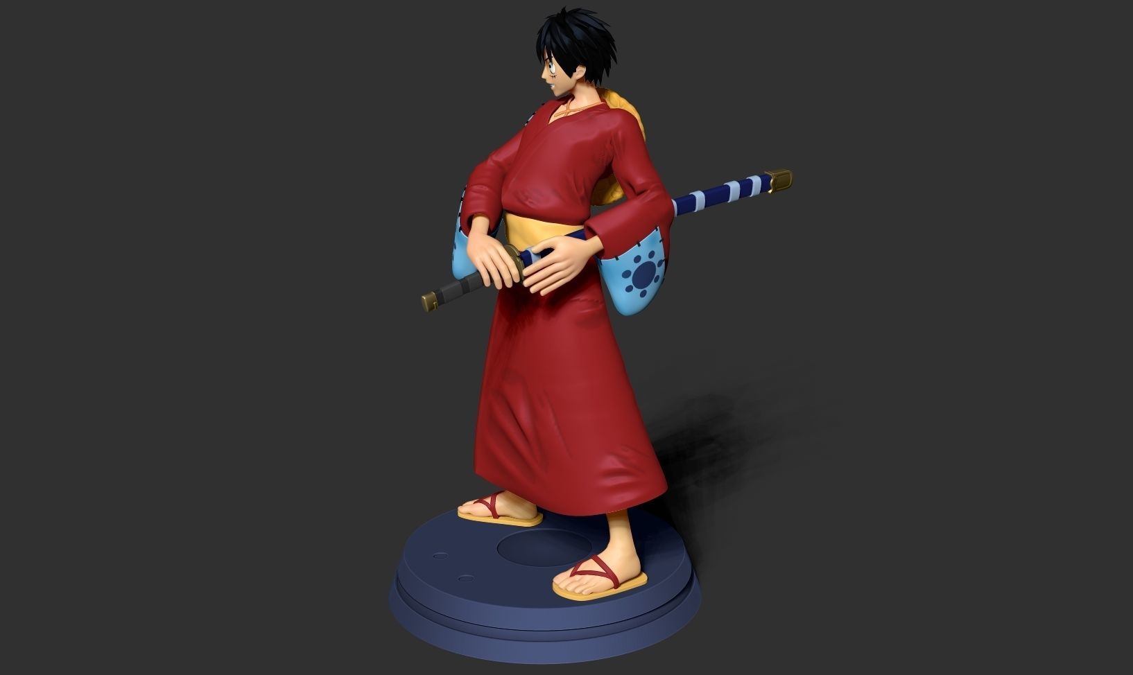 Luffy - Pirate Warrior 3D print model_19