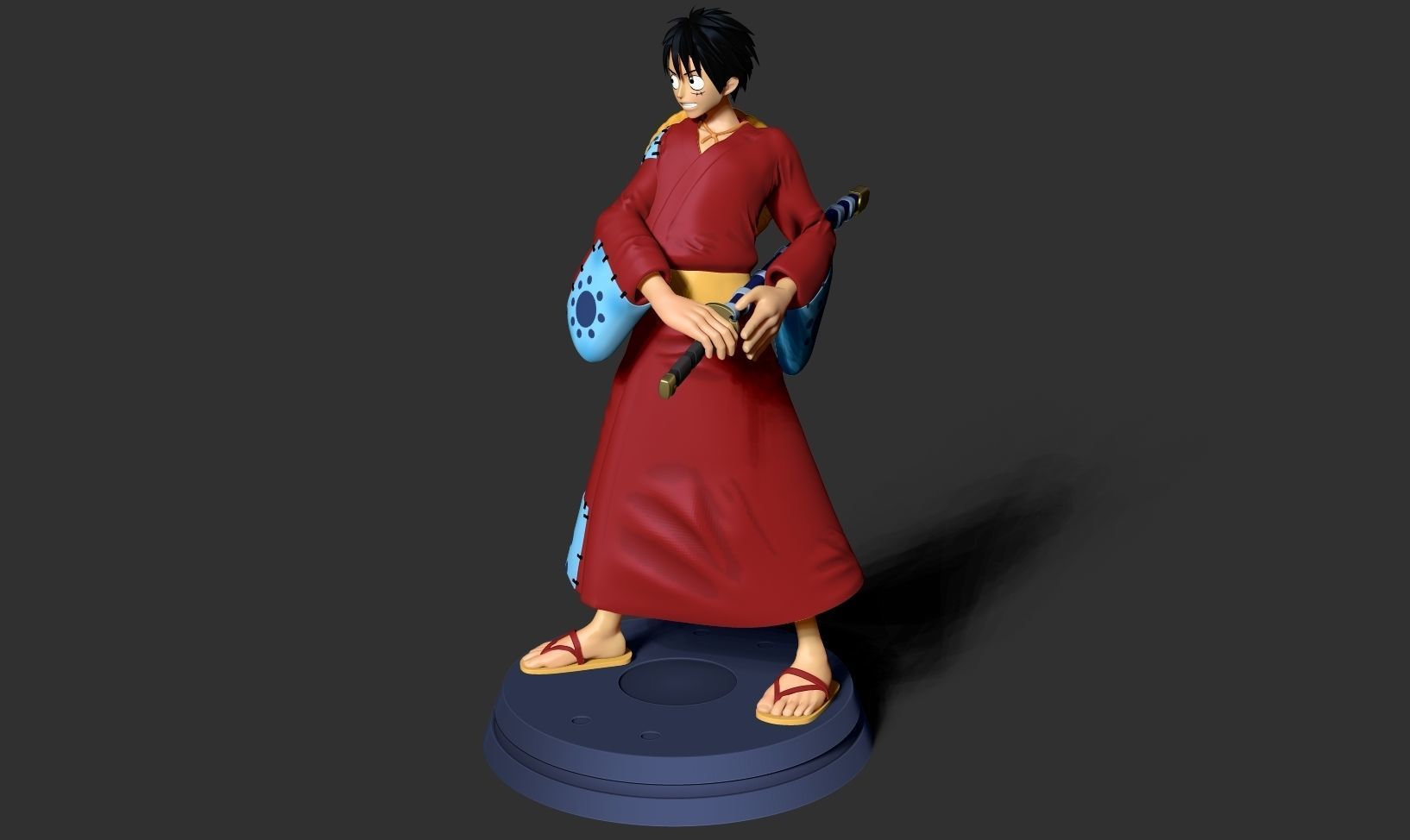 Luffy - Pirate Warrior 3D print model_17