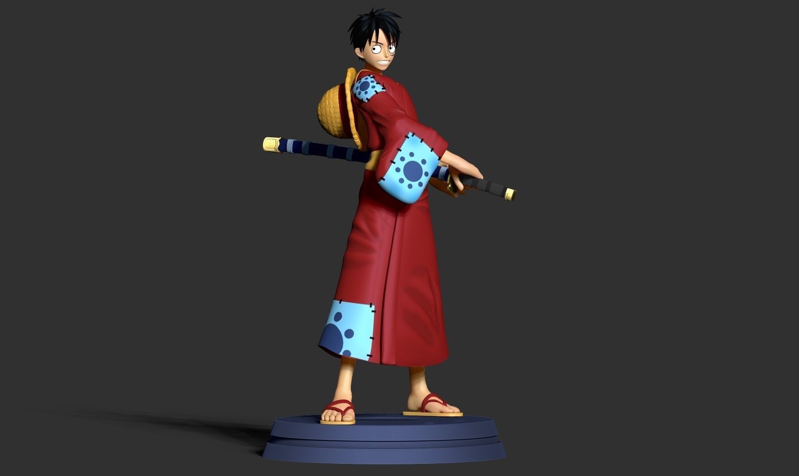 Luffy - Pirate Warrior 3D print model_13