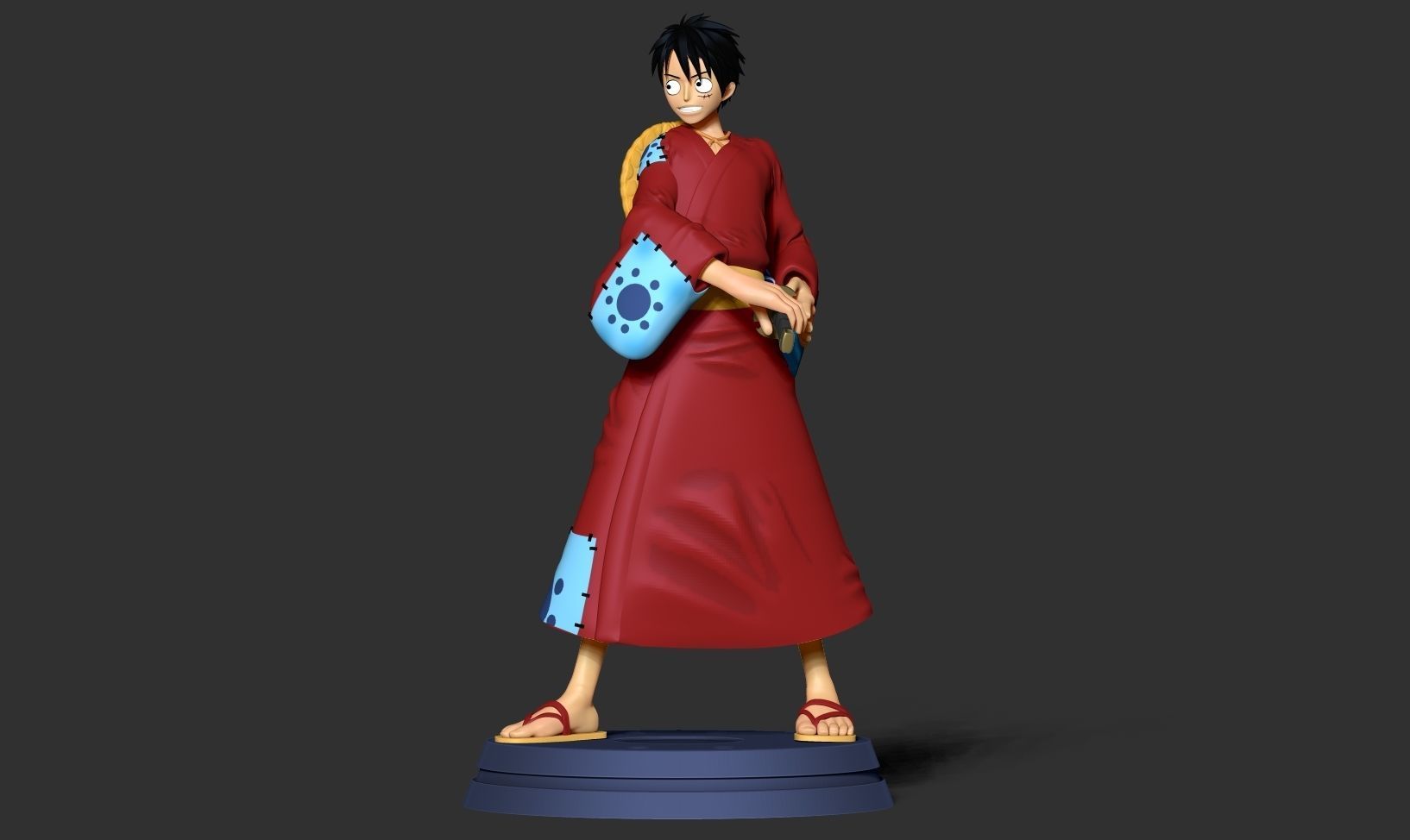 Luffy - Pirate Warrior 3D print model_9