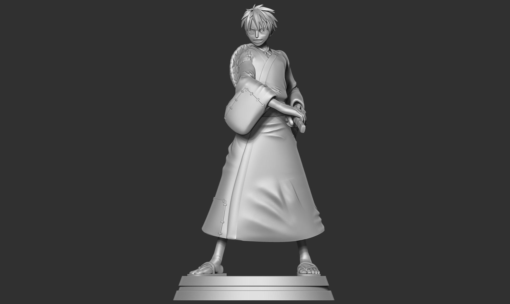Luffy - Pirate Warrior 3D print model_10