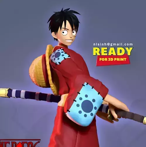 Luffy - Pirate Warrior 3D print model