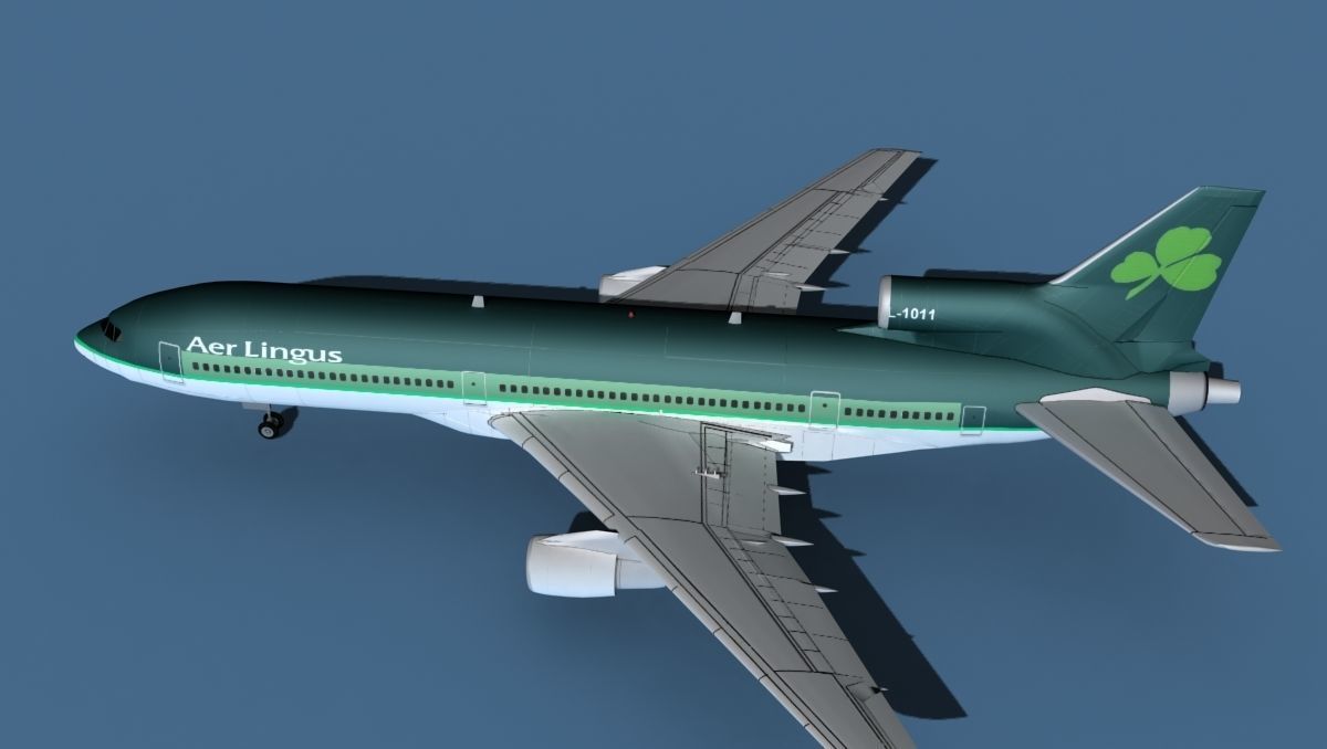 Lockheed L-1011-50 Aer Lingus 3D model_9