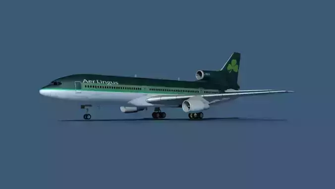 Lockheed L-1011-50 Aer Lingus 3D model