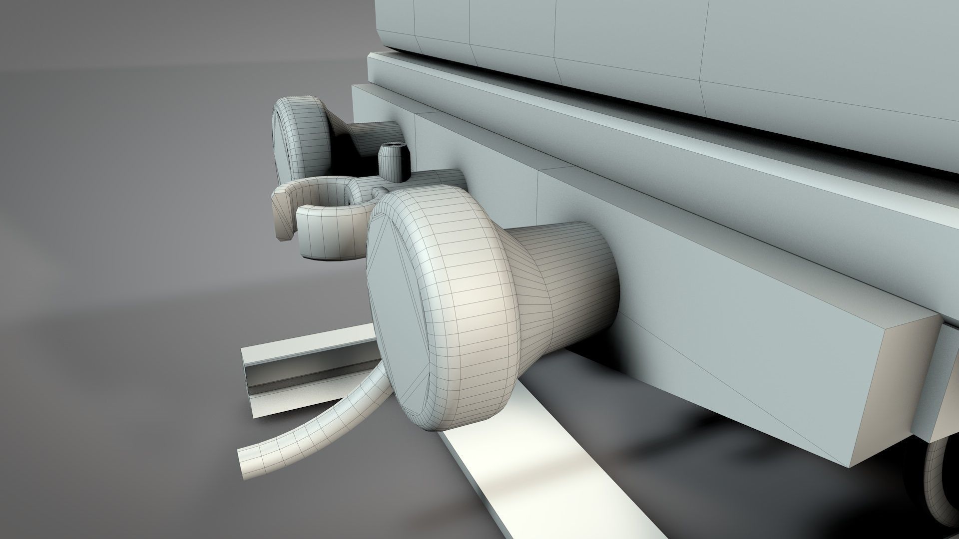 Wild West Armored Safe Car 3D model_26