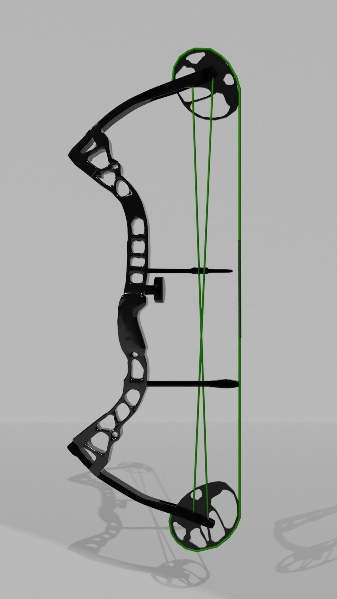 Pro 9 Rigged Bow Pack For UnrealEngine4 Unity DAE and X3D Low-poly 3D model_9