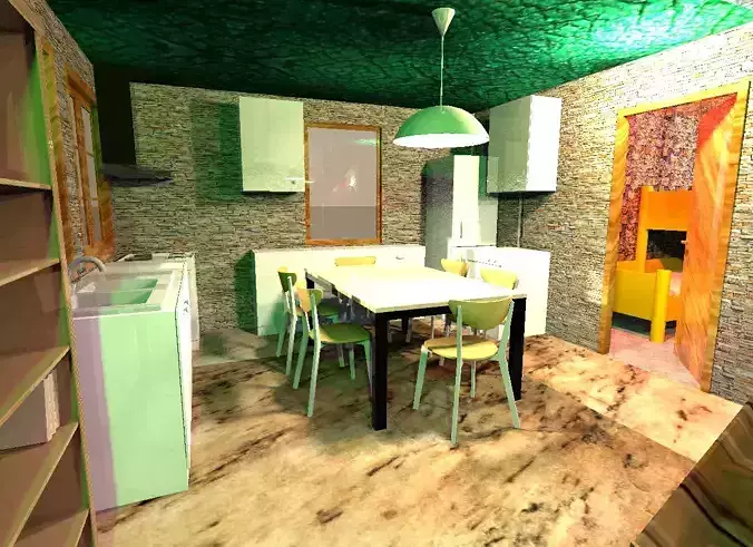 8m 8m two story house