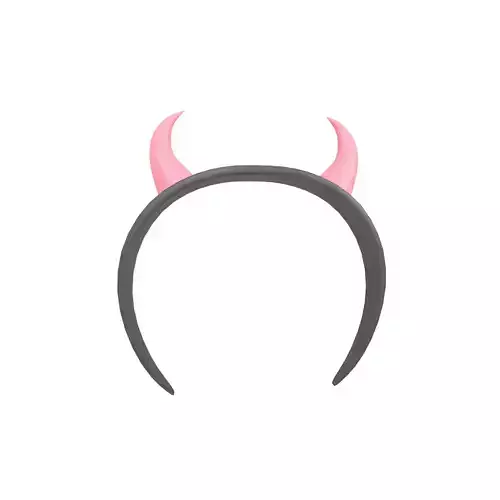 Devil Horns Headband v1 002
