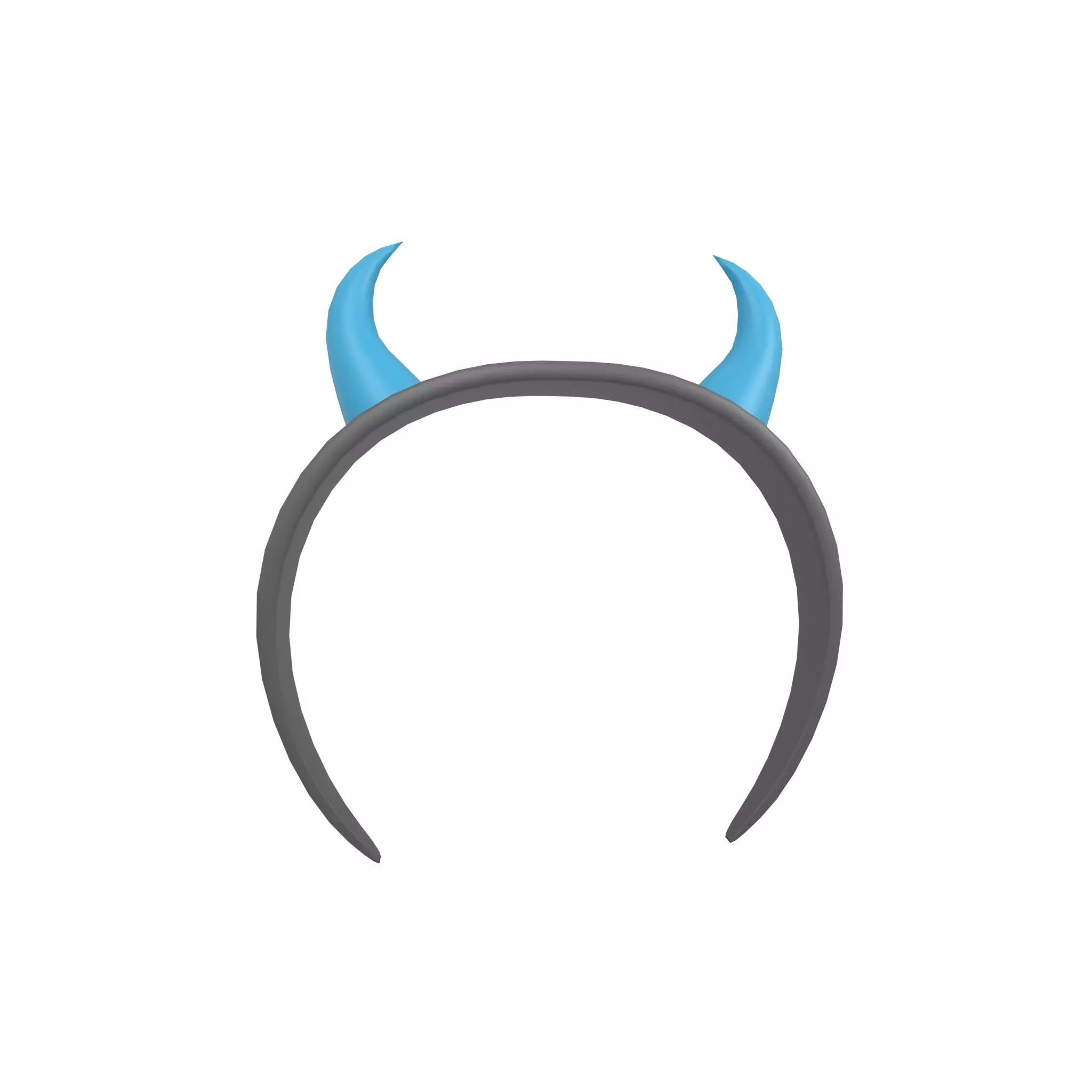 Devil Horns Headband v1 003 Low-poly 3D model_0