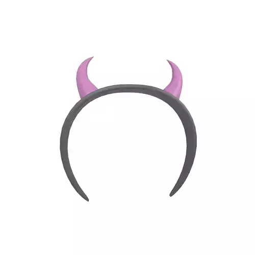 Devil Horns Headband v1 004