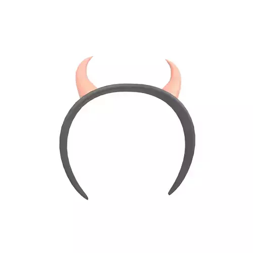 Devil Horns Headband v1 005