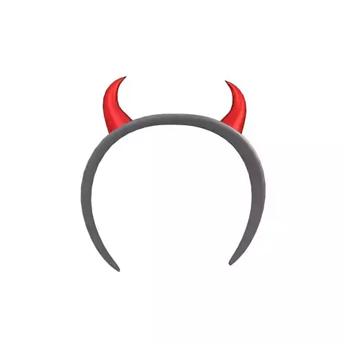 Devil Horns Headband v1 007