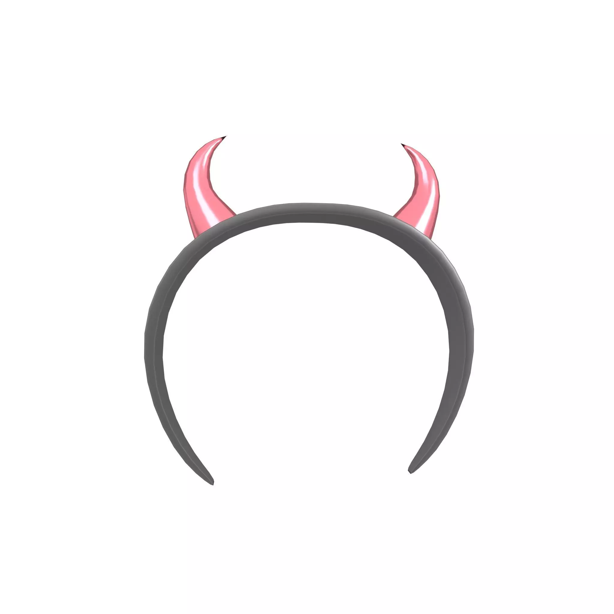 Devil Horns Headband v1 008 Low-poly 3D model_0