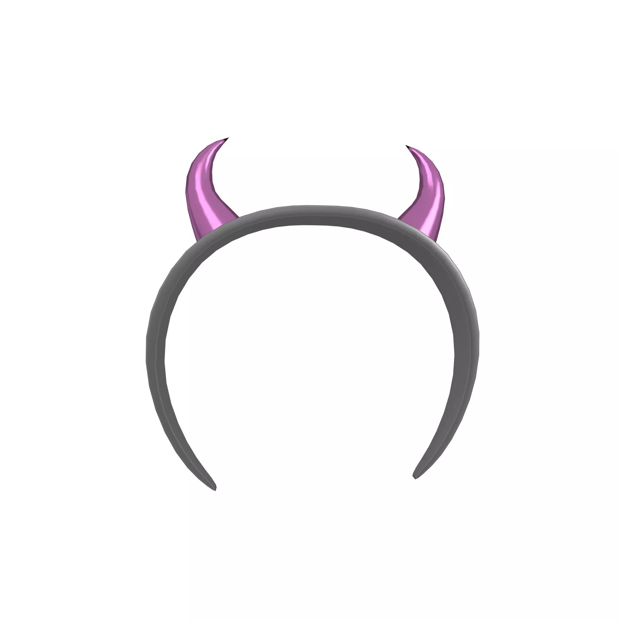 Devil Horns Headband v1 010 Low-poly 3D model_0