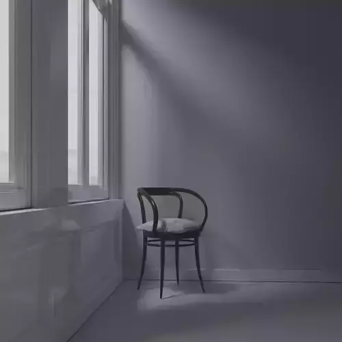 Chair with Pillow Room Scene