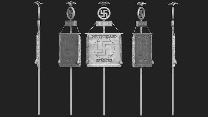 Nazi Banner 3D print model