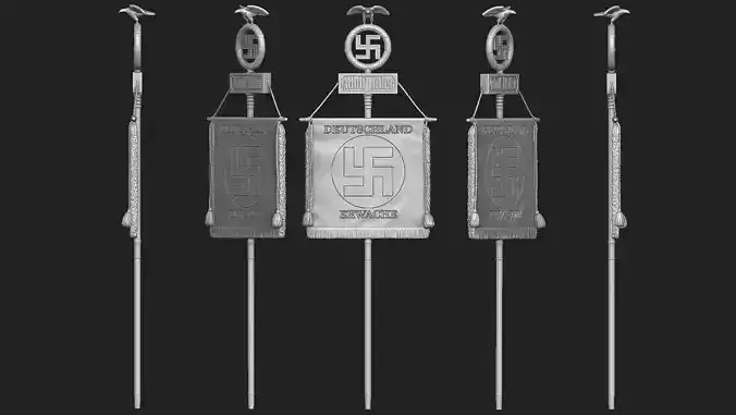 Nazi Banner 3D print model