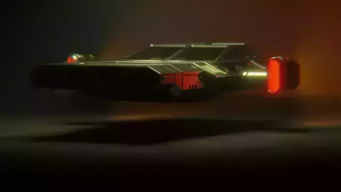 Sci-Fi Flying Vehicle