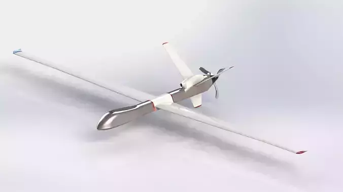 UAV Fixed Wing Atomics MQ-9 Reaper Model