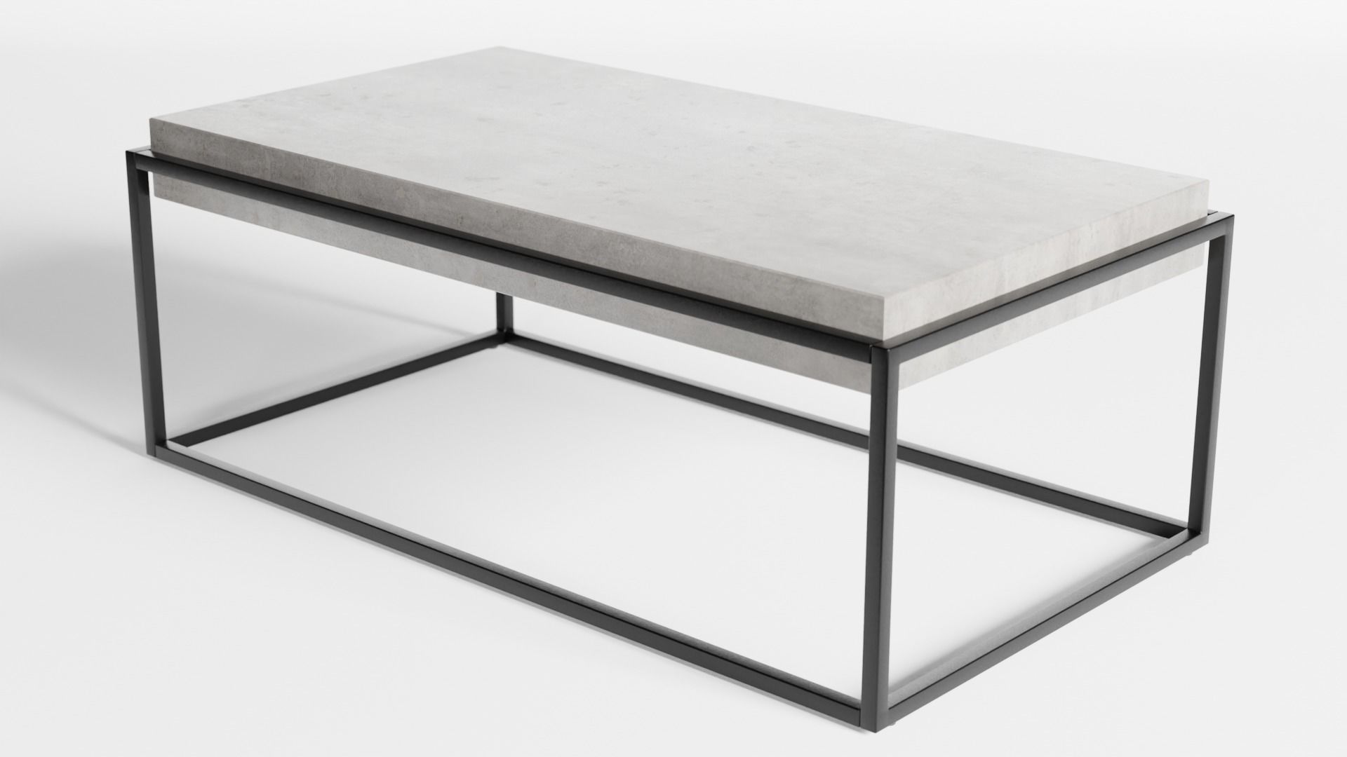 ALTOS Coffee Table Concrete 3D model_7