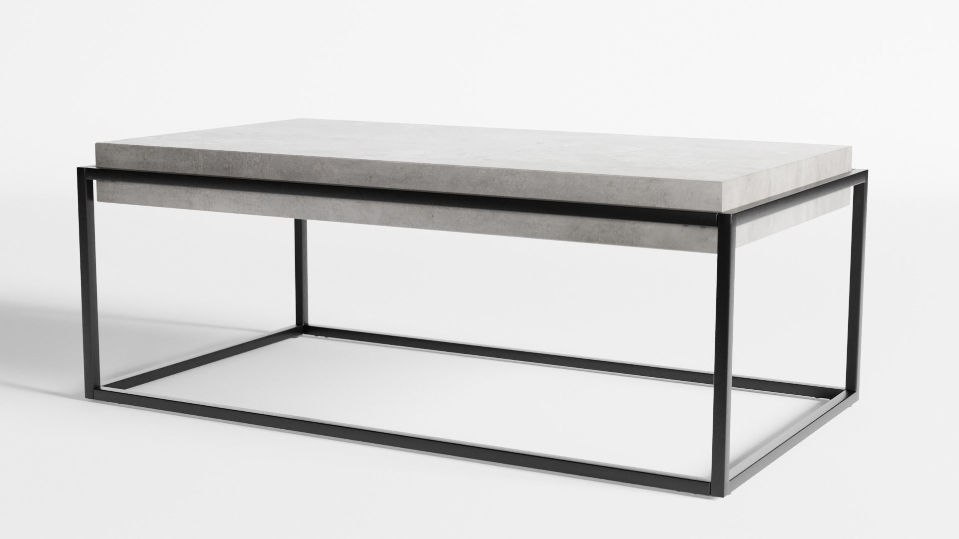 ALTOS Coffee Table Concrete 3D model_8