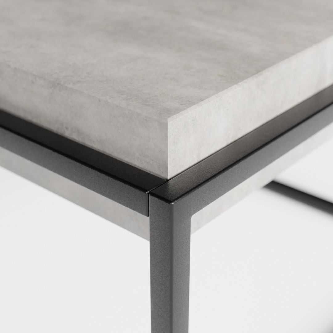 ALTOS Coffee Table Concrete 3D model_11