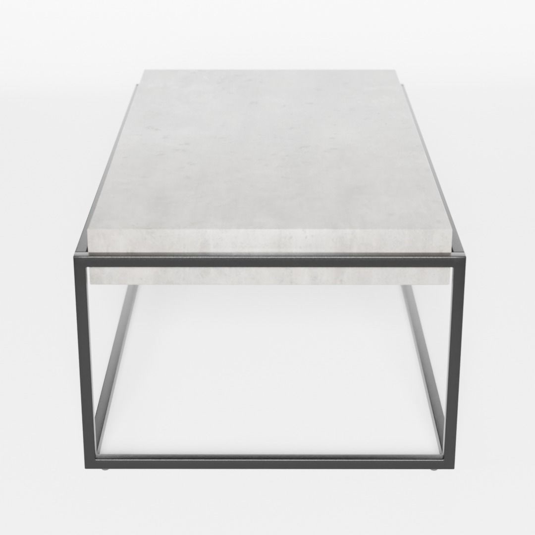 ALTOS Coffee Table Concrete 3D model_10