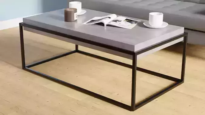 ALTOS Coffee Table Concrete 3D model