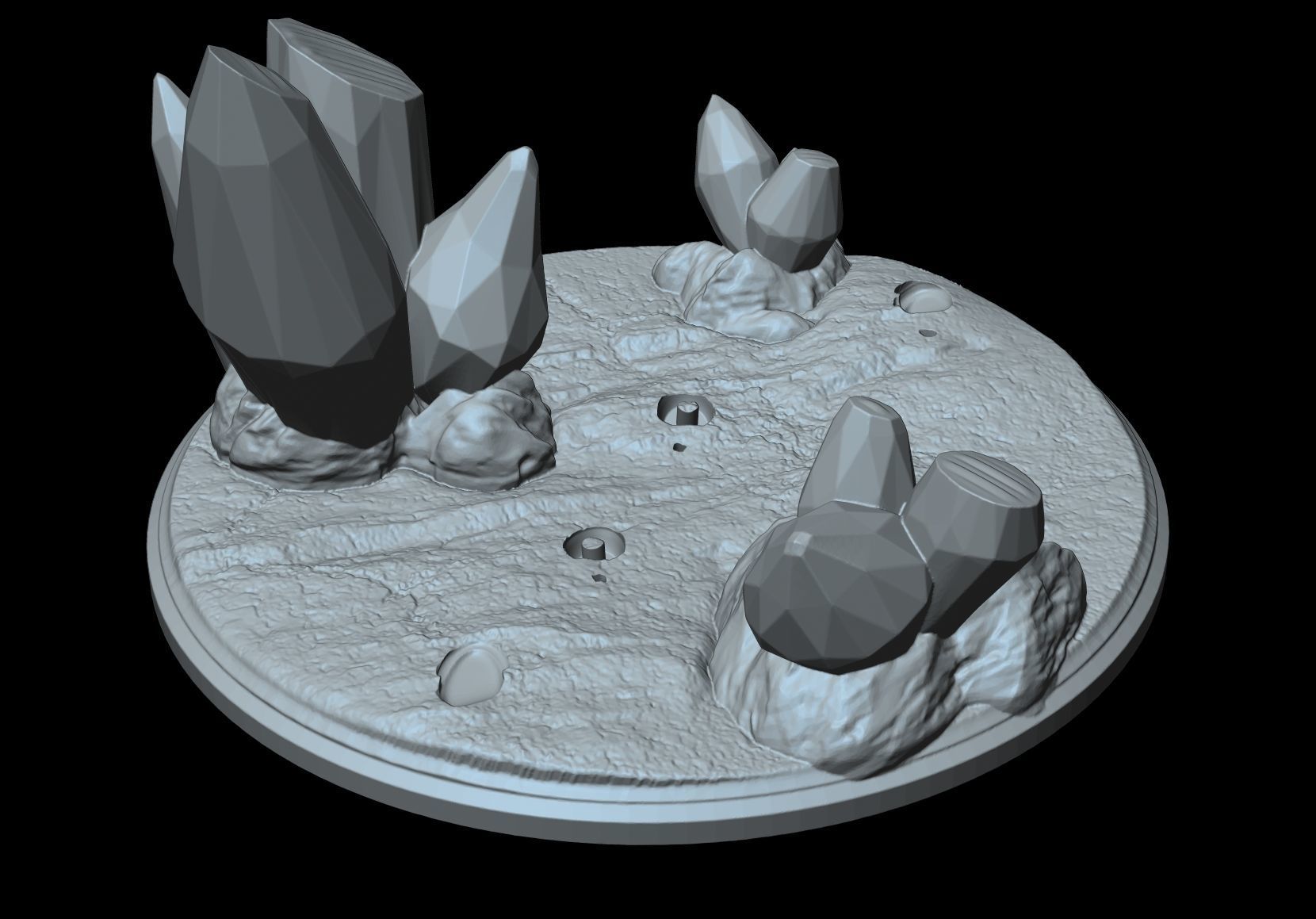 Fantasy 3D Print Pin Up Tabletop Figurine - Mistress Army Mage 3D print model_33