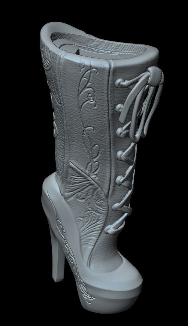 Fantasy 3D Print Pin Up Tabletop Figurine - Mistress Army Mage 3D print model_26